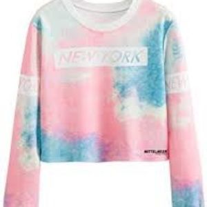 COLORFUL CUTE NEW YORK CROP TOP
